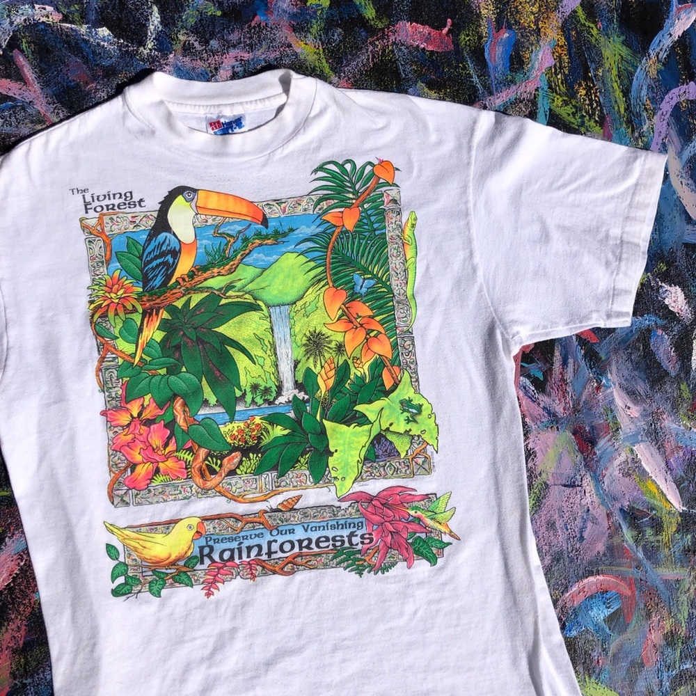 The Living Rainforest Vintage single stitch